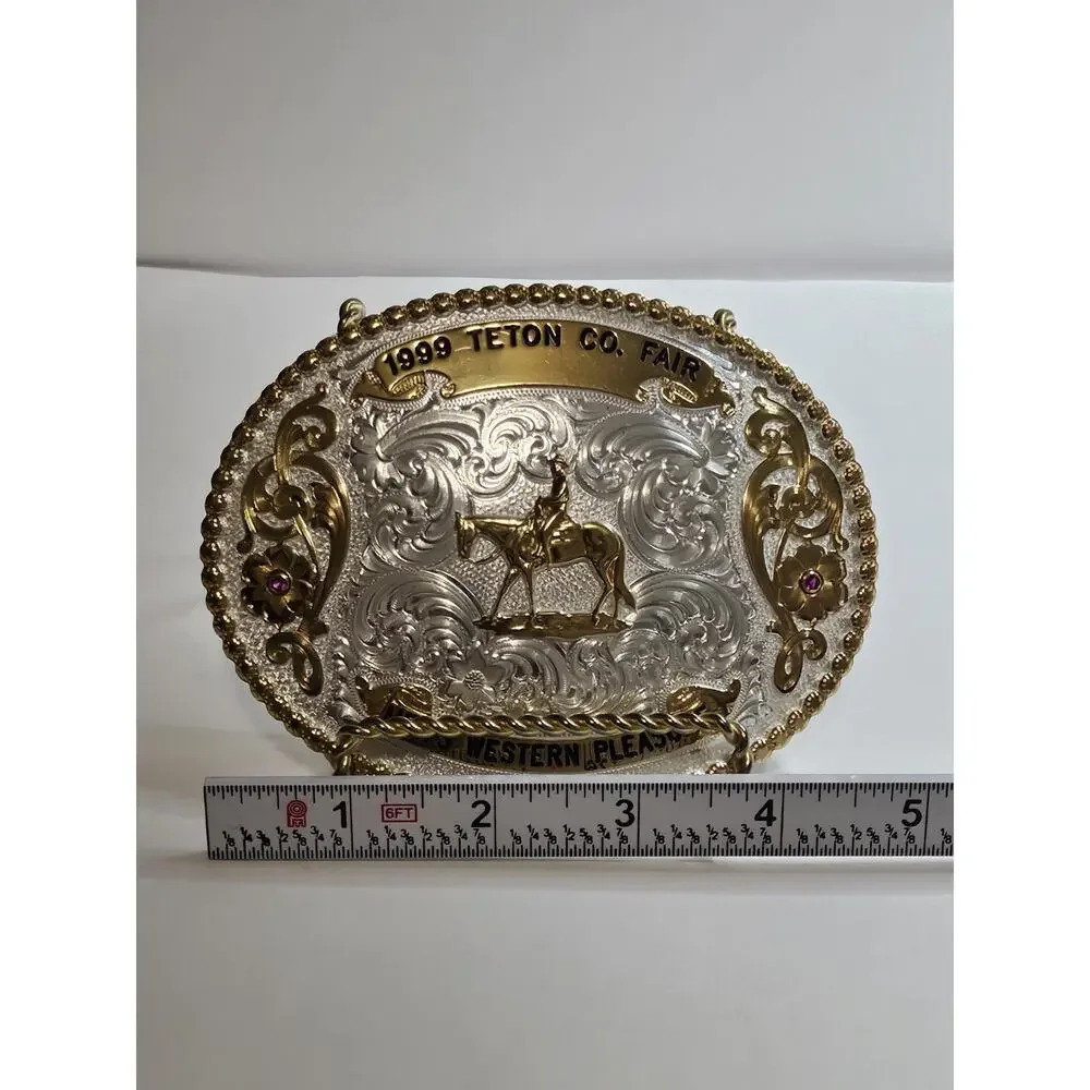 Montana Silversmith 1999 Teton County Fair Trophy Buckle